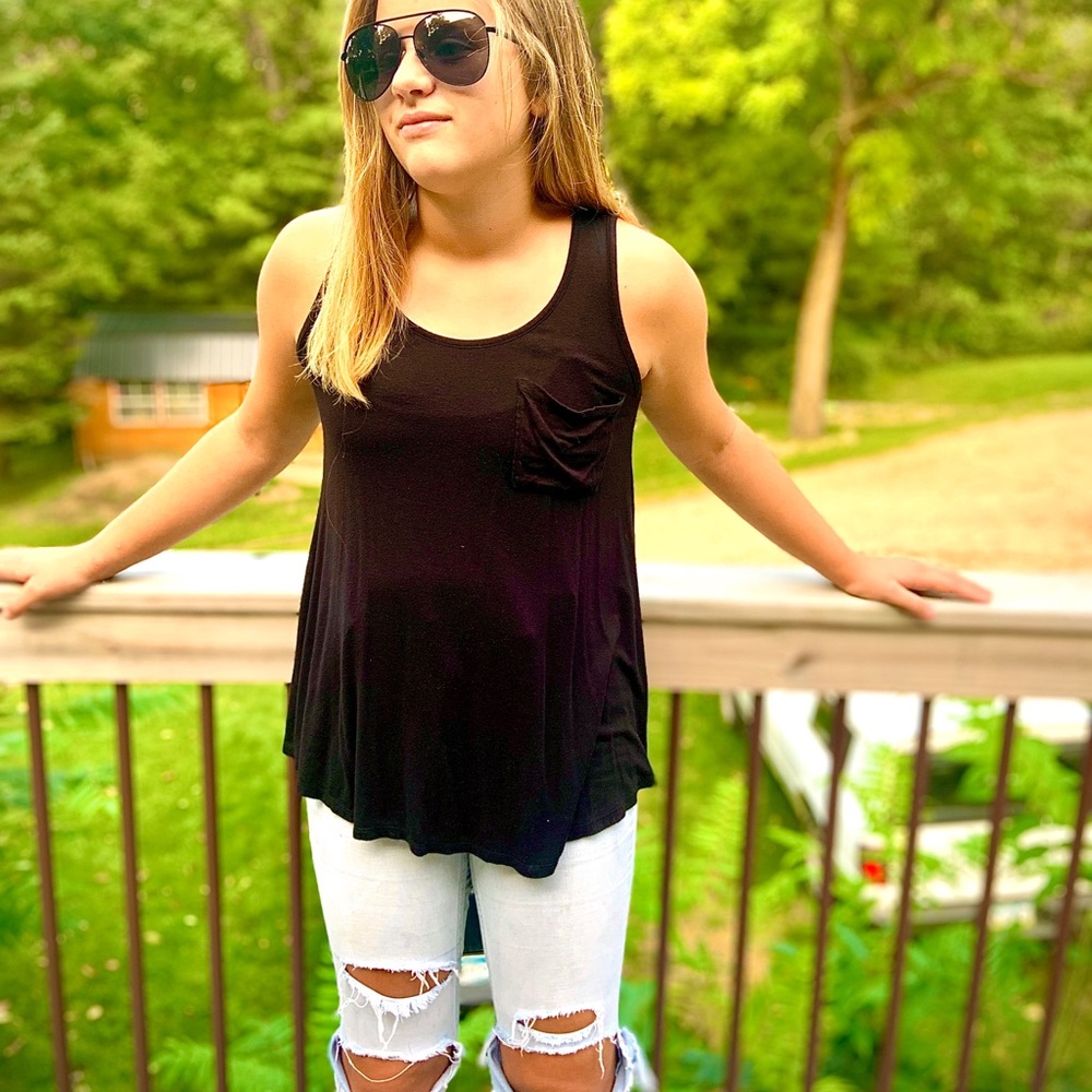 Pink Rose pocket tank